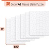 image:imageMr Pen Blank Puzzle 10 Pack 12 PiecesPack 55 x 81  Blank Puzzles to Draw on for Kids Activities Arts amp DIY CraftsWhite