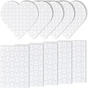 image:imageMr Pen Blank Puzzle 10 Pack 12 PiecesPack 55 x 81  Blank Puzzles to Draw on for Kids Activities Arts amp DIY CraftsWhite Rectangle  Heart