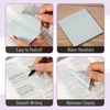 image:imageMr Pen Transparent Sticky Notes 3 x 3 12 Pads 600 Sheets  See Through SelfAdhesive Notes for Bible Journaling and Studying WaterResistant Easy to Peel Clean RemovalNeutral Tones