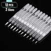 image:imageMr Pen Watercolor Brush Pens 12 pcs 12 x Point Tips Styles  Nylon Bristles Refillable Watercolor Pens for Acrylic Gouache Crayons Ideal for Artists Drawing Sketching