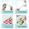 image:imageMr Pen Watercolor Brush Pens 12 pcs 12 x Point Tips Styles  Nylon Bristles Refillable Watercolor Pens for Acrylic Gouache Crayons Ideal for Artists Drawing Sketching