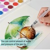 image:imageMr Pen Watercolor Brush Pens 12 pcs 12 x Point Tips Styles  Nylon Bristles Refillable Watercolor Pens for Acrylic Gouache Crayons Ideal for Artists Drawing Sketching