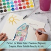 image:imageMr Pen Watercolor Brush Pens 12 pcs 12 x Point Tips Styles  Nylon Bristles Refillable Watercolor Pens for Acrylic Gouache Crayons Ideal for Artists Drawing Sketching
