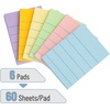 image:imageMr Pen Small Lined Sticky Notes 15 x 2 6 Pads 60 SheetsPad  Vibrant Color Mini Sticky Notes with Lines Ruled Post Stickies Memo Pads SelfStick Note Pad for Office School Home