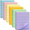 image:imageMr Pen Small Lined Sticky Notes 15 x 2 6 Pads 60 SheetsPad  Vibrant Color Mini Sticky Notes with Lines Ruled Post Stickies Memo Pads SelfStick Note Pad for Office School Home