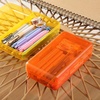 image:imageMr Pen Plastic Pencil Case Box 2 Pack Large Crayon Marker Pen Organizer  Plastic Bead Organizing Container with SnapTight Lids Clear Craft Storage Boxes School SuppliesPink  Green  Blue  Yellow