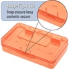 image:imageMr Pen Plastic Pencil Case Box 2 Pack Large Crayon Marker Pen Organizer  Plastic Bead Organizing Container with SnapTight Lids Clear Craft Storage Boxes School SuppliesBlue  Coral Red  Peachy