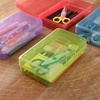 image:imageMr Pen Plastic Pencil Case Box 2 Pack Large Crayon Marker Pen Organizer  Plastic Bead Organizing Container with SnapTight Lids Clear Craft Storage Boxes School Suppliescolorful