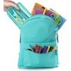 image:imageMr Pen Plastic Pencil Case Box 2 Pack Large Crayon Marker Pen Organizer  Plastic Bead Organizing Container with SnapTight Lids Clear Craft Storage Boxes School SuppliesLight Aqua
