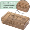 image:imageMr Pen Plastic Pencil Case Box 2 Pack Large Crayon Marker Pen Organizer  Plastic Bead Organizing Container with SnapTight Lids Clear Craft Storage Boxes School SuppliesGreen  Brown