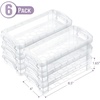 image:imageMr Pen Plastic Pencil Case Box 2 Pack Large Crayon Marker Pen Organizer  Plastic Bead Organizing Container with SnapTight Lids Clear Craft Storage Boxes School SuppliesClear