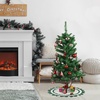 image:imageMr Pen Knitted Christmas Tree Skirt 24 inches Green amp White  Xmas Tree Skirt Christmas Skirts for Xmas Trees24 Pack of 2