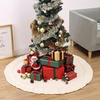 image:imageMr Pen 36 White Christmas Tree Skirt Knitted Xmas Tree Skirt  Small Tree Skirt36