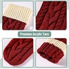 image:imageMr Pen Cable Knit Christmas Stockings 18 Inch 4 Pack Red  Premium Acrylic Yarn Cozy Holiday Stockings for Mantel Dcor Fireplace Hanging amp Christmas Gift StuffersGreen  Red  Cream