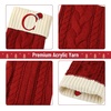 image:imageMr Pen Christmas Stockings with Initials 18 Letter L Cream and Red  Cable Knit Stockings for Christmas Cable Knit Christmas Stocking for Christmas Large Knit Stockings ChristmasRed and Cream With C