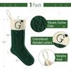 image:imageMr Pen Christmas Stockings with Initials 18 Letter L Cream and Red  Cable Knit Stockings for Christmas Cable Knit Christmas Stocking for Christmas Large Knit Stockings ChristmasGreen and Cream With G