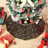 image:imageMr Pen Christmas Tree Collar  28 Christmas Tree Collars for Artificial Trees Gold Sequin Christmas Tree Base Cover Tree Collar for Pencil TreeGold Sequin