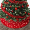 image:imageMr Pen Christmas Tree Skirt 24 inches  Red Faux Fur Christmas Tree Skirts with Gold Snowflakes 24 inch Tree Skirt24