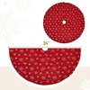 image:imageMr Pen Christmas Tree Skirt 24 inches  Red Faux Fur Christmas Tree Skirts with Gold Snowflakes 24 inch Tree Skirt24
