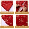 image:imageMr Pen Christmas Tree Skirt 24 inches  Red Faux Fur Christmas Tree Skirts with Gold Snowflakes 24 inch Tree Skirt24