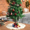 image:imageMr Pen Christmas Tree Skirt 24 inches Cream Knitted Christmas Skirt Tree  Xmas Tree Skirt24 Pack of 2