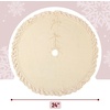 image:imageMr Pen Christmas Tree Skirt 24 inches Cream Knitted Christmas Skirt Tree  Xmas Tree Skirt24 Pack of 2