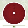 image:imageMr Pen Christmas Tree Skirt 36  Red Knitted Christmas Skirt Tree for Xmas Trees
