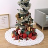 image:imageMr Pen Christmas Tree Skirt 36 inches  White Faux Fur Christmas Tree Skirts with Silver Snowflakes