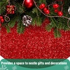 image:imageMr Pen Christmas Tree Skirt 48 inch Red Sequin Tree Skirt