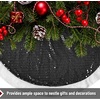 image:imageMr Pen Christmas Tree Skirt 48 inches Christmas Skirts for Xmas TreesBlack