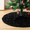 image:imageMr Pen Christmas Tree Skirt 48 inches Christmas Skirts for Xmas TreesBlack Sequin