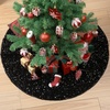 image:imageMr Pen Christmas Tree Skirt 48 inches Christmas Skirts for Xmas TreesBlack Sequin