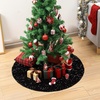 image:imageMr Pen Christmas Tree Skirt 48 inches Christmas Skirts for Xmas TreesBlack Sequin