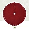 image:imageMr Pen Christmas Tree Skirt 48 inches Christmas Skirts for Xmas TreesRed Knitted 1