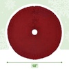 image:imageMr Pen Christmas Tree Skirt 48 inches Christmas Skirts for Xmas TreesRed Knitted 2