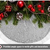 image:imageMr Pen Christmas Tree Skirt 48 inches Christmas Skirts for Xmas TreesSilver