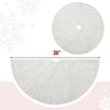 image:imageMr Pen Faux Fur Christmas Tree Skirt 36 Inch  Soft Plush White Tree Skirt for Christmas Dcor Elegant Holiday Tree Base Cover Floor Protector for Presents36