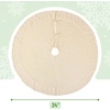 image:imageMr Pen Knitted Christmas Tree Skirt 24 inches Xmas Tree Skirt  Christmas Skirts for Xmas Trees24