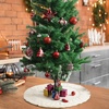 image:imageMr Pen Knitted Christmas Tree Skirt 24 inches Xmas Tree Skirt  Christmas Skirts for Xmas Trees24