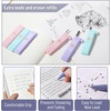 image:imageMr Pen Pastel Mechanical Pencil Set with Lead Refills amp Erasers 6 Pack  2 Sizes 05 amp 07mm 6 Tubes HB Lead Refill 3x Erasers for School Supplies Note Taking Drawing Sketching Office