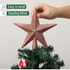 image:imageMr Pen Rose Gold Star Christmas Tree Topper  8Inch Glitter Star Tree TopperRose Gold
