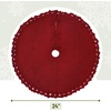 image:imageMr Pen Small Christmas Tree Skirt 24 Red Knitted Christmas Skirt Tree  Xmas Tree Skirt24