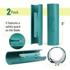 image:imageMr Pen Wrapping Paper Cutter 2 Pcs Deep Teal  Safe Slide Cutting Tool for Gift Wrap Crafting Holiday Packaging DIY Projects Christmas Gift Wrapping Paper Cutter Slider