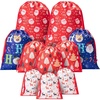 image:imageMr Pen Christmas Drawstring Gift Bags 10 pcs  Christmas Gift Bags Assorted Sizes Christmas Bags with Drawstring Christmas Gift Bags BulkChristmas 5