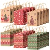 image:imageMr Pen Christmas Gift Bags with Handles 24 Packs 6 Styles  Christmas Paper Bags