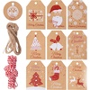 image:imageMr Pen Christmas Gift Tags 100 pcs with Hemp Rope 10 Designs  Gift Tags with StringChristmas 4