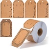 image:imageMr Pen Christmas Gift Tags Stickers 2 x 3 250 pcs  Kraft Christmas Gift Tags SelfAdhesiveBrown