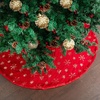 image:imageMr Pen Christmas Tree Skirt 24 inches  Red Faux Fur Christmas Tree Skirts with Gold Snowflakes 24 inch Tree Skirt24