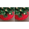 image:imageMr Pen Christmas Tree Skirt 24 inches  Red Faux Fur Christmas Tree Skirts with Gold Snowflakes 24 inch Tree Skirt24 Pack of 2
