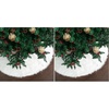 image:imageMr Pen Faux Fur Christmas Tree Skirt 36 Inch  Soft Plush White Tree Skirt for Christmas Dcor Elegant Holiday Tree Base Cover Floor Protector for Presents36 Pack of 2
